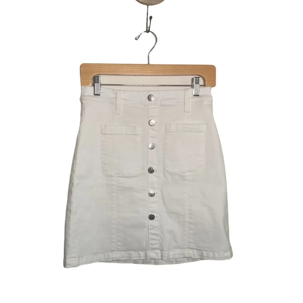 Veronica Beard Jeans Deena Denim Skirt - Picture 5 of 9